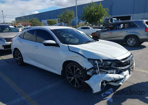 2021 Honda Civic Sport z USA, uszkodzony, nr VIN 2HGFC2F80MH540073